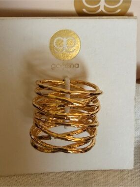 Gorjana ‘LOLA’ Gold Twisted Band Ring